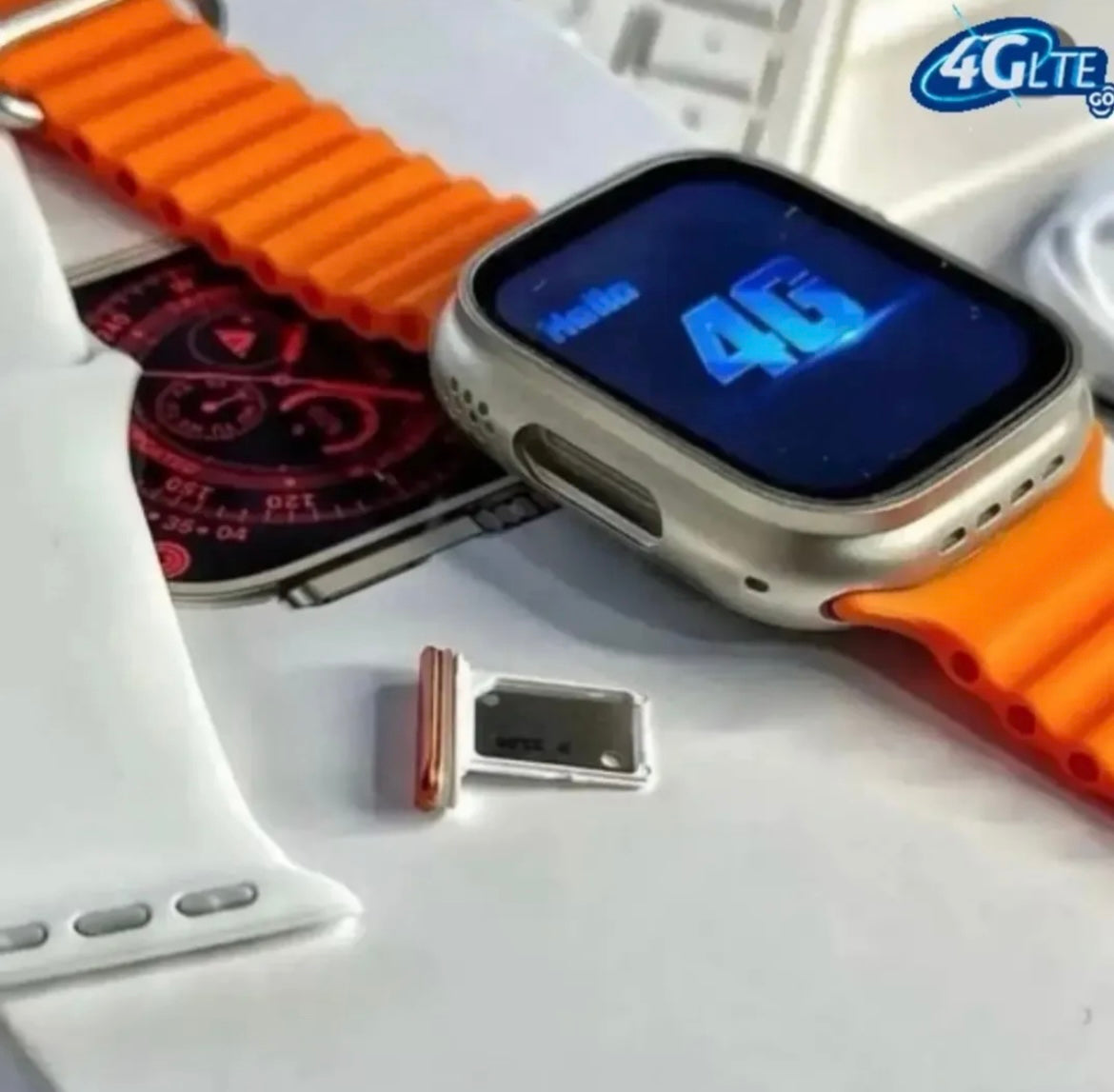 X8 Ultra 4G Smartwatch With Multi Straps